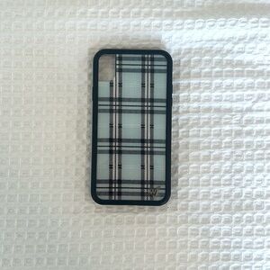 Wildflower Cases Blue Plaid iPhone XR Case